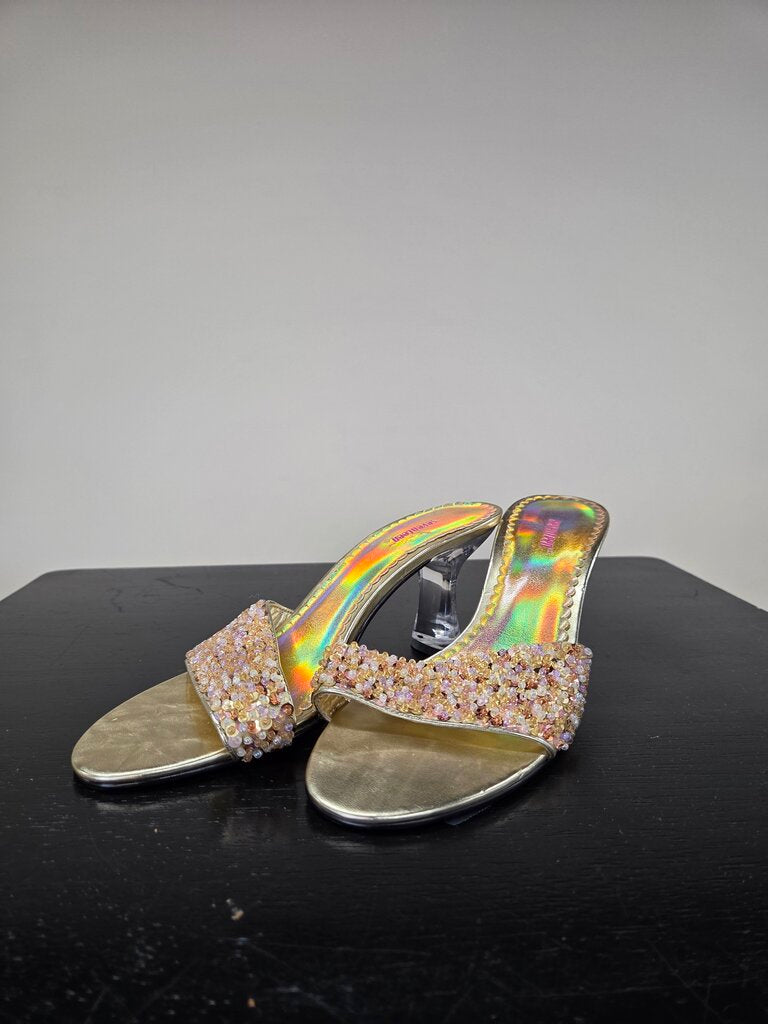 Seventeen Heeled Beaded Sandal