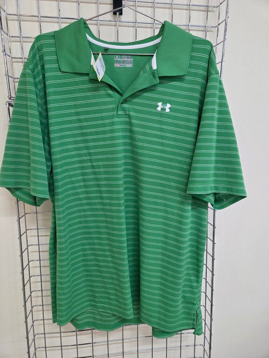 Under Armour Striped Polo 2XL