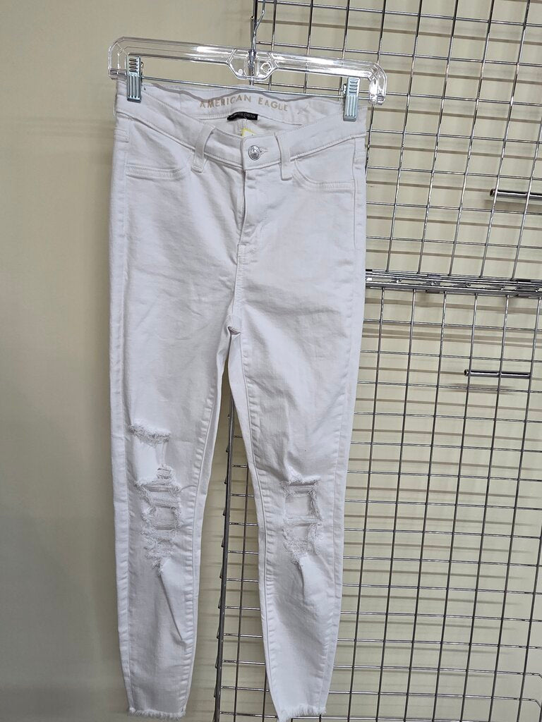 American Eagle White Jeggings