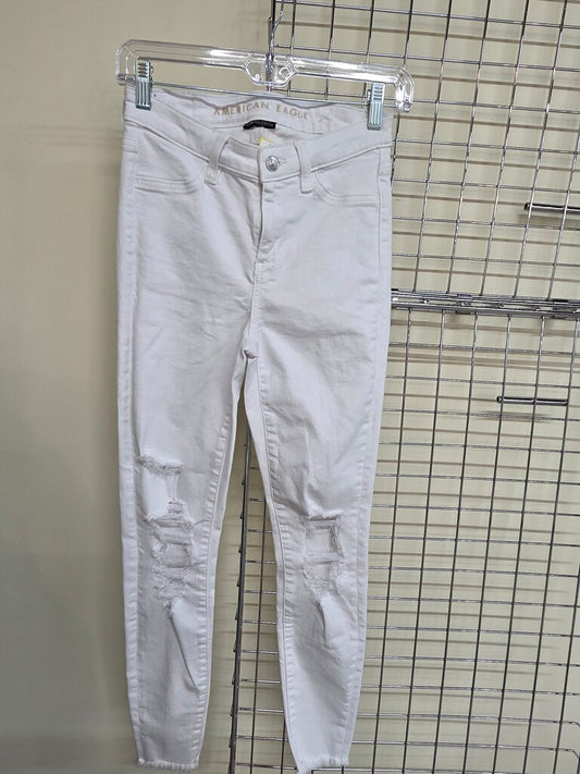 American Eagle White Jeggings