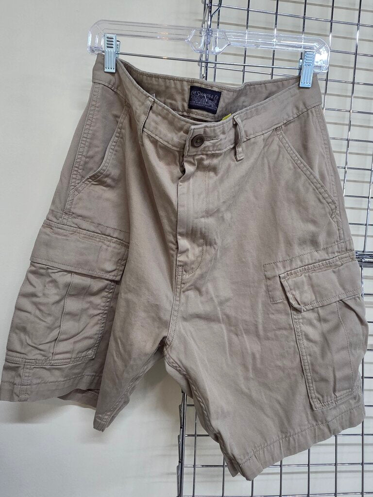 Levi Khaki Cargo Shorts sz 34