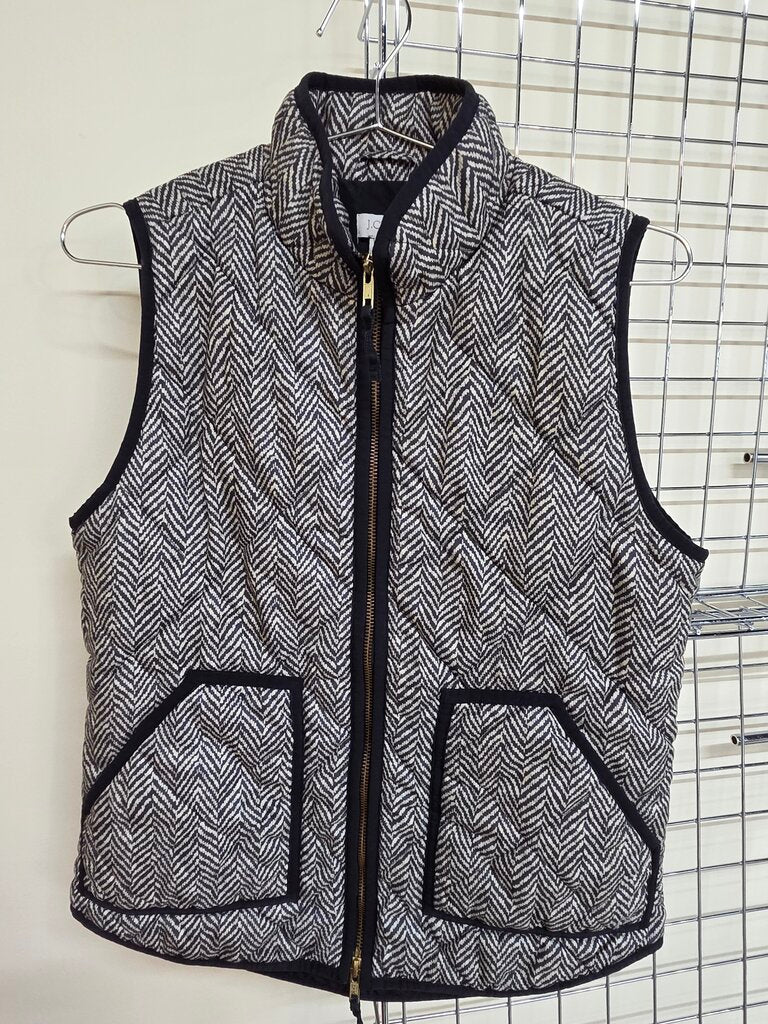 J. Crew Quilted Vest sz S