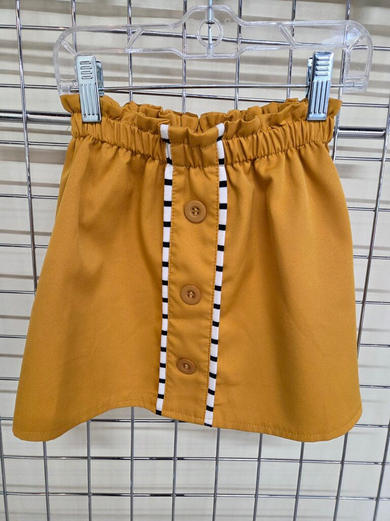 Girls Mustard Yellow Skirt