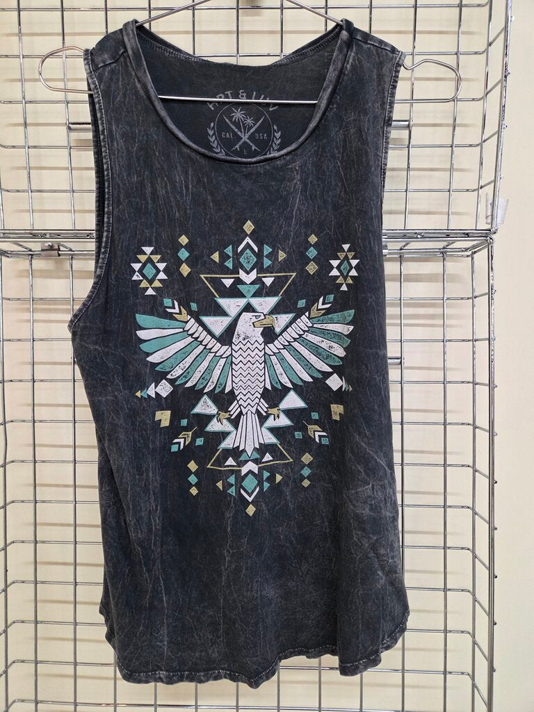 HRT & LUV Eagle Design Tank Top