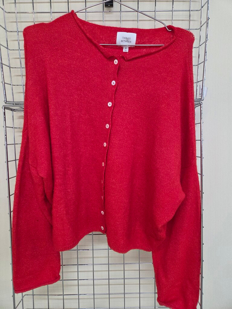 Things Inbetween Button Up Sweater