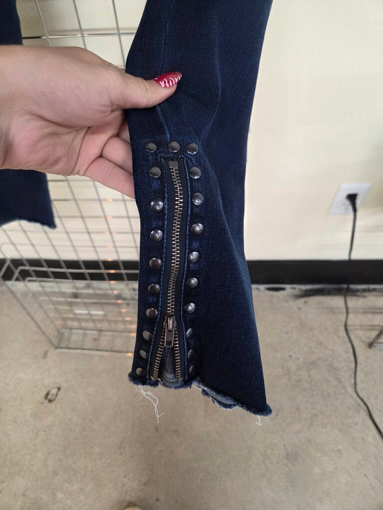 Ethyl Zipper Skinny Jean sz 10
