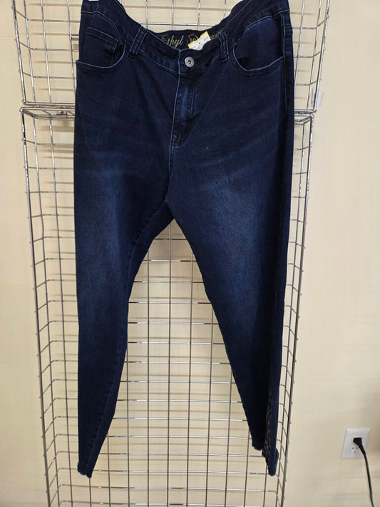 Ethyl Zipper Skinny Jean sz 10