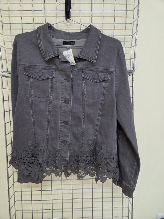 Renuar Lace Denim Jacket XL