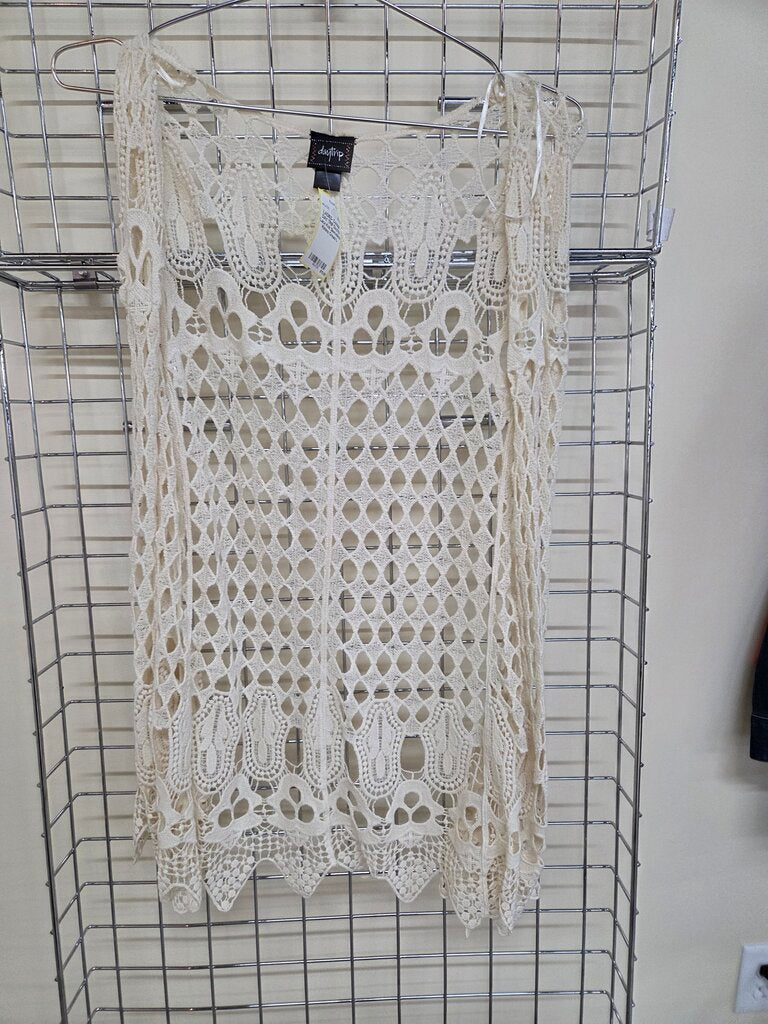 Daytrip Lace Knit Sleeveless Kimino