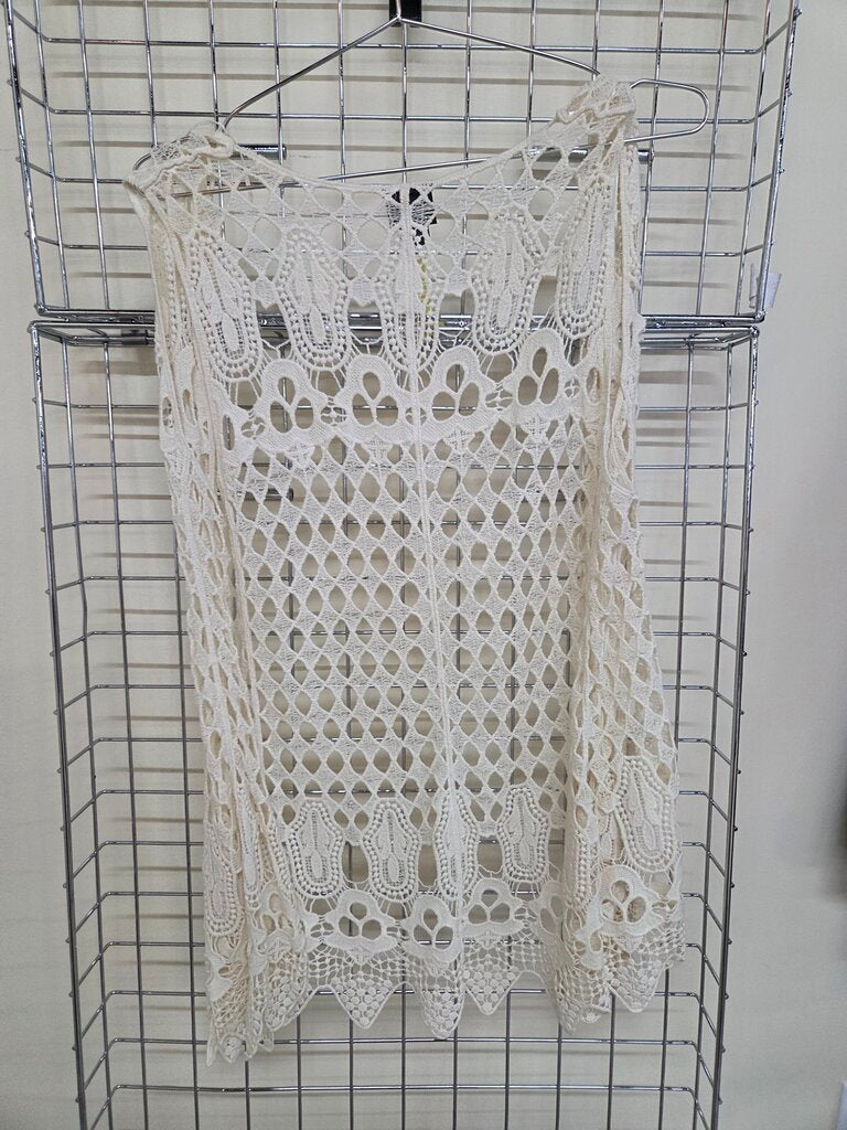 Daytrip Lace Knit Sleeveless Kimino