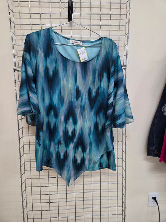 Indigo Soul Stripey Poncho