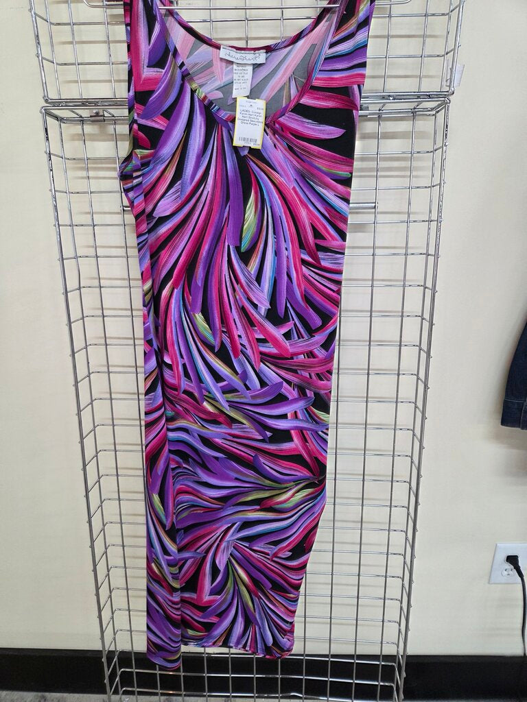 Karen Hart Stretchy Designed Sleeveless Dress