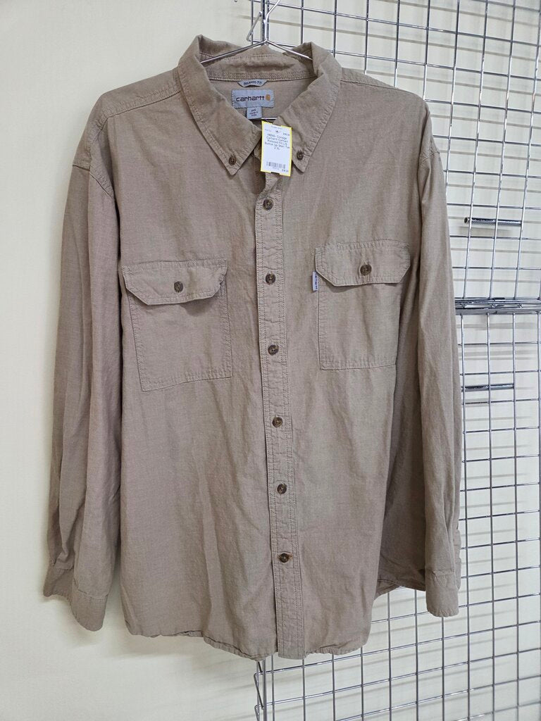 Carhart Relaxed Fit L/S Button Up Shirt 2XL