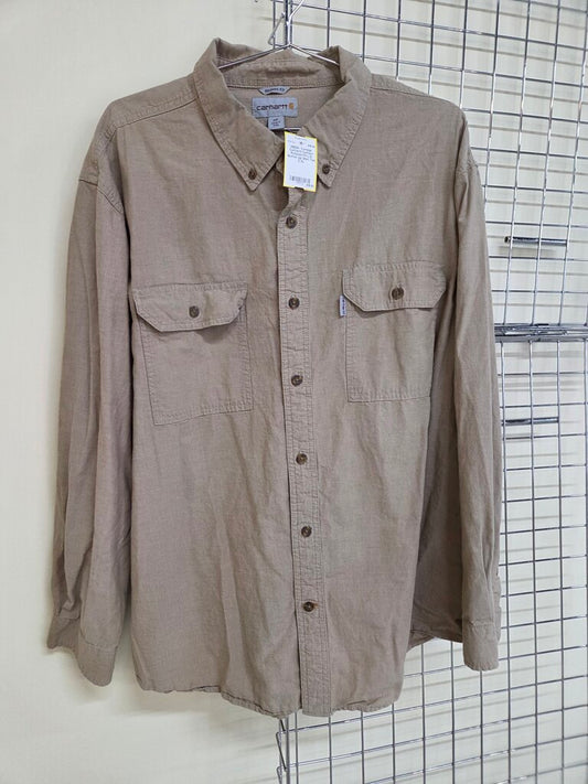 Carhart Relaxed Fit L/S Button Up Shirt 2XL
