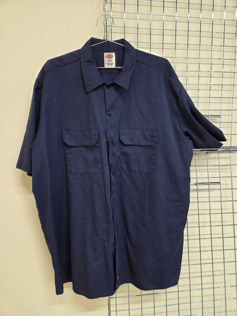 Men's Dickies S/S Button Up 'Uniform Shirt 2XLT