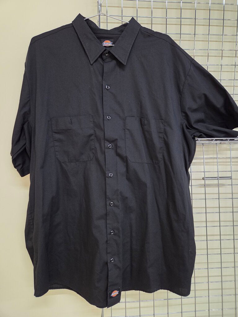 Mens Dickies S/S Uniform Button Up Shirt 2XLT