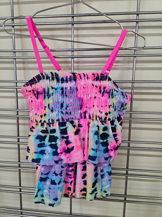 Girls 'Wonder Nation' Bathing Suit Top w/ Ruffles