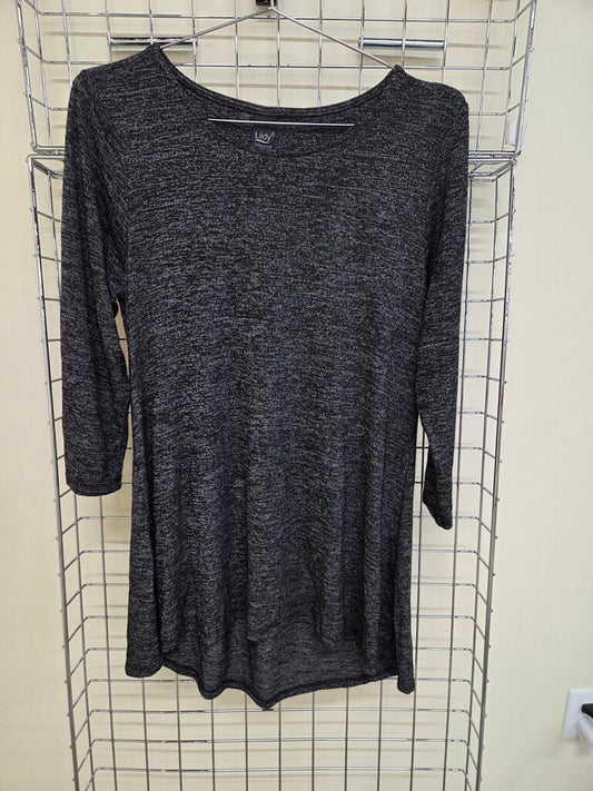 'Lildy' 3/4 Sleeve Pleat Tunic