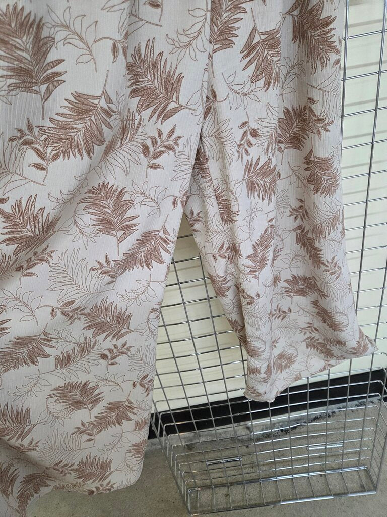 'Final Touch' Floral Wide Leg Flowy Pant with Pockets sz S
