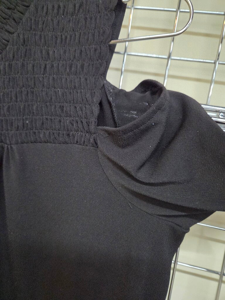 'Adianna Pappell' Stretch Bodice Cold-Shoulder L/S sz S