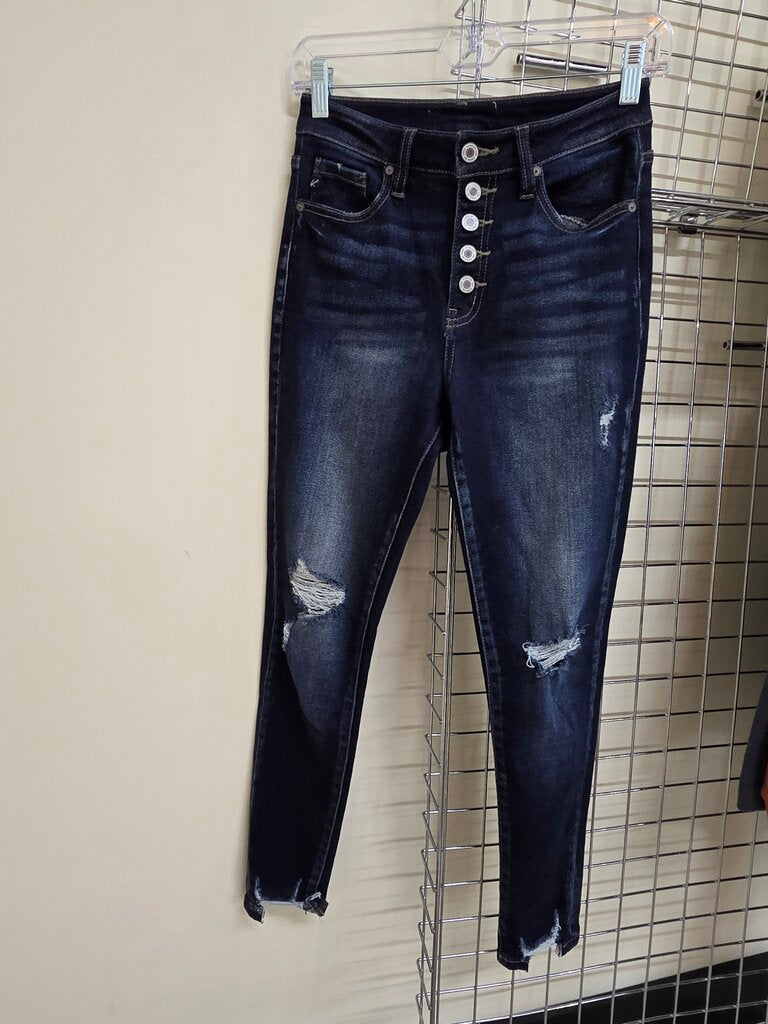 KANCAN Distressed Stretch Denim Sz 5/26