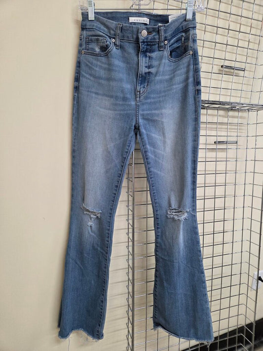 'Eunina' Super High Rise Flare Denim Jeans Sz 5