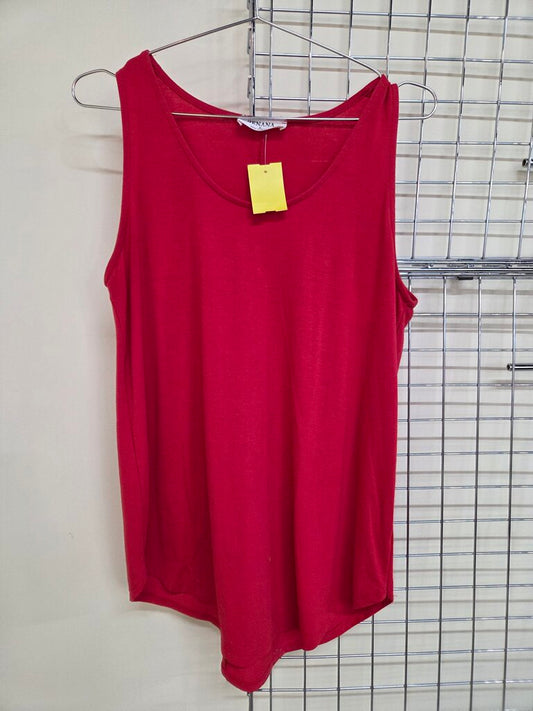 Ladies Zenana Sleeveless Knit Tunic Top Sz L