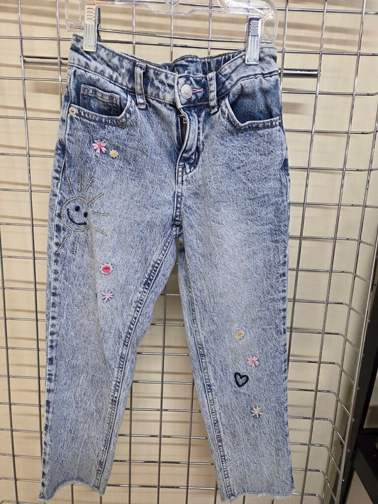Girls Cat & Jack Ankle Straight Bluejeans
