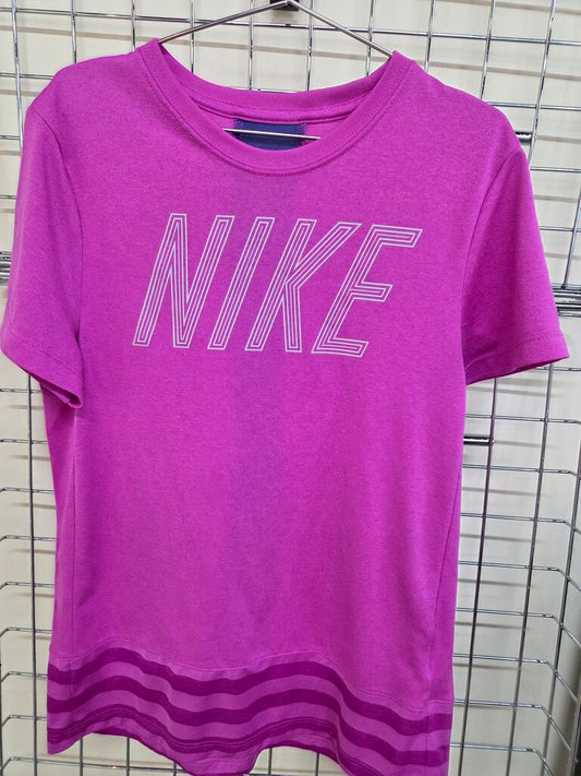Girls Nike Purple Dri-Fit Short Sleeve Shirt sz L