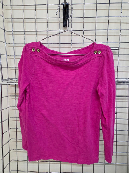 Girls Crazy 8 Long Sleeve Pink Shirt