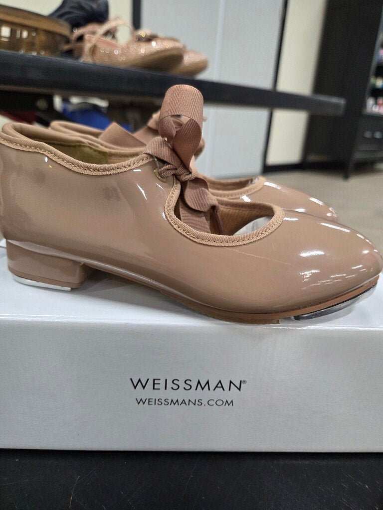 Girls NWT Weissman Tap Shoes 13C