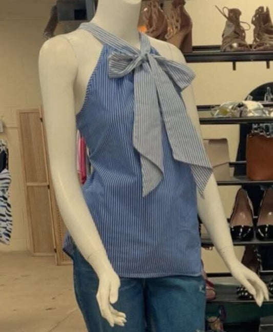 New York & Co 7th Ave Design Studio Sleeveless Top w/ Bow