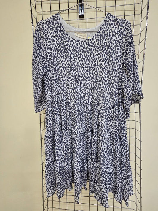 Like New 'by together' Flutter Sleeve Summer Dress with Stretch Bodice Sz S