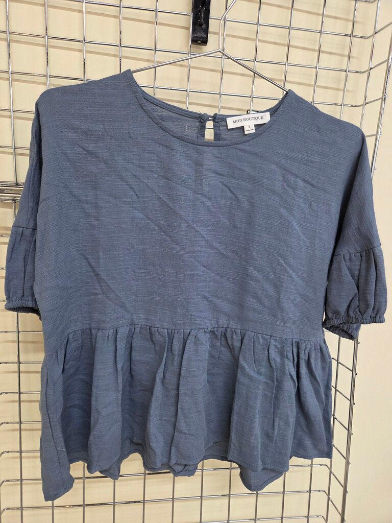 'Mod Boutique' Short Blouse Sz S