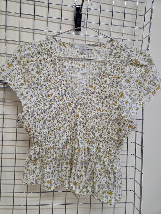 American Eagle Like New Cap Sleeve Summer Blouse Sz S