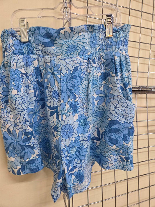 'Petal& Pup' 2 Pocket Floral Knit Shorts XS