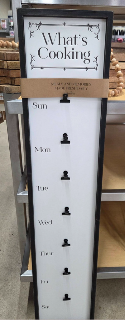 Menu Board