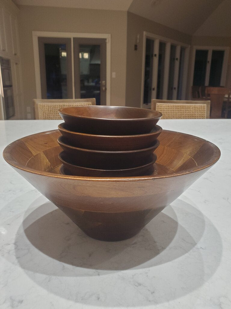 Giftwood heirloom wood bowls set of 7