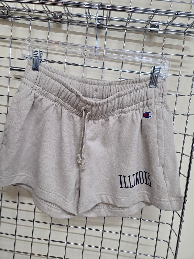 Womens Champion Illinios Tan Lounge shorts