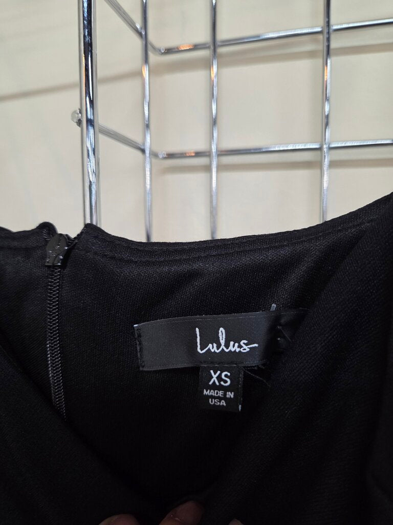 Womens Lulus black bodycon dress