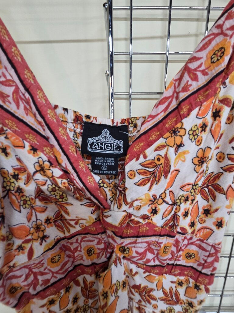 Womens Angie floral bohemian style dress