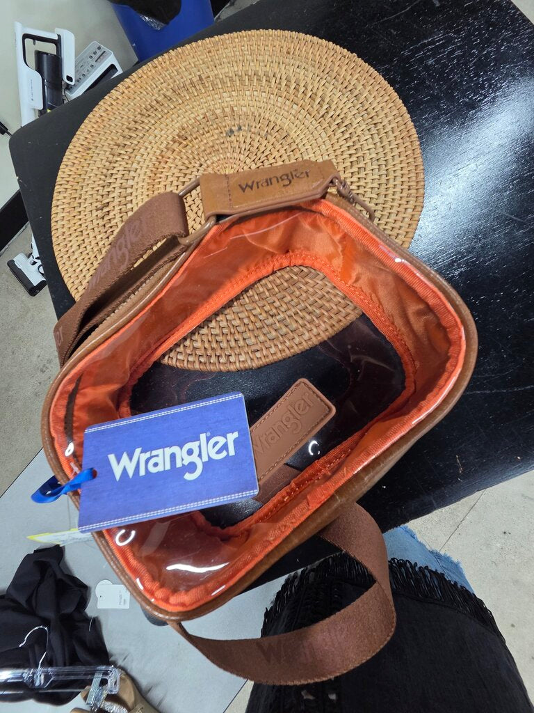 Wrangler clear crossbody stadium bag