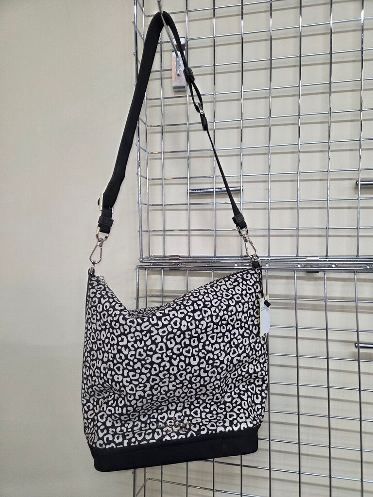 NWOT Chelsea Leopard Heart Duffle Crossbody by Kate Spade