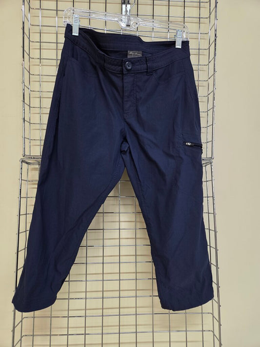 Womens Eddie Bauer Blue Capris sz 8