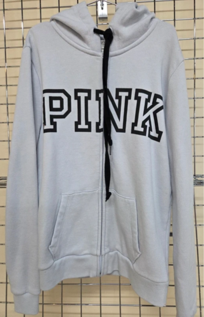 Victoria's Secret PINK zip up sweatshirt sz M