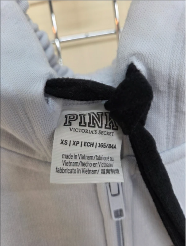 Victoria's Secret PINK zip up sweatshirt sz M