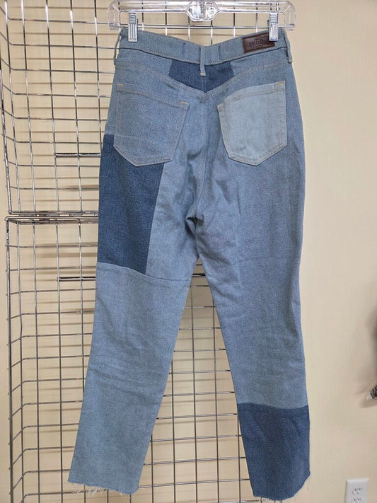 Womens Hollister Patchwork Mom Jeans sz 1R