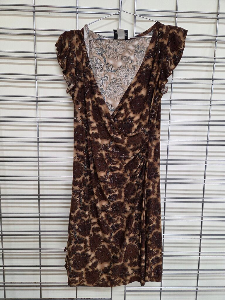 Women's Fashion Bug Brown Dress