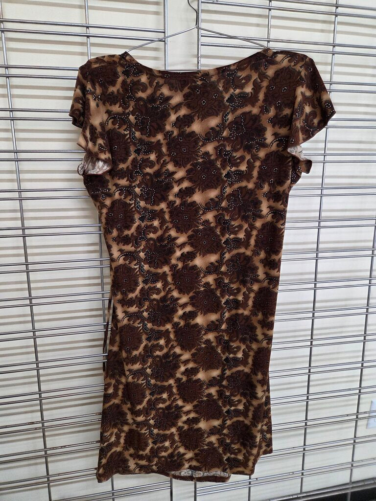 Women's Fashion Bug Brown Dress