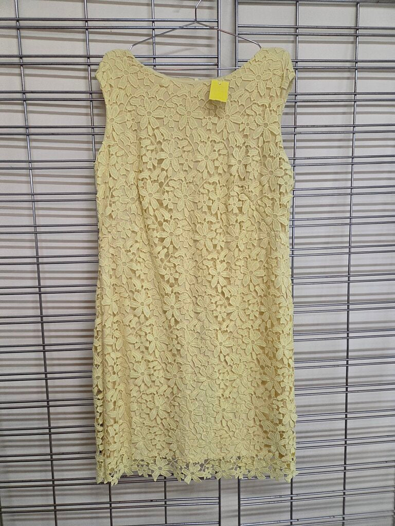 Ralph Lauren yellow floral lace dress
